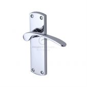 PR410-PC M&period;Marcus Project Hardware Door Handle Lever Latch Luca Design Polished Chrome Finish
