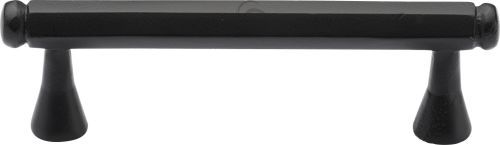 Click Here To Enlarge This Photo Of FB371 160 M&period;Marcus Black Iron Rustic Cabinet Pull Hexagon Design 160mm ctc