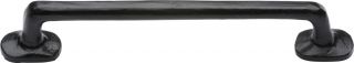 FB376 160 M&period;Marcus Black Iron Rustic Cabinet Pull Traditional Design 160mm ctc