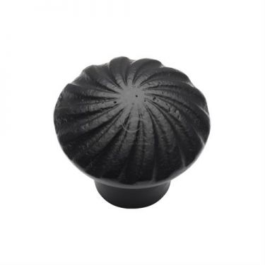 Click Here To Enlarge This Photo Of FB3891 38 M&period;Marcus Black Iron Rustic Cabinet Knob Wheel Design 38mm