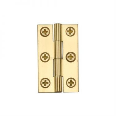 Click Here To Enlarge This Photo Of HG99-110-PB Heritage Brass Cabinet Hinge Brass 1 &half;" Polished Brass Finish