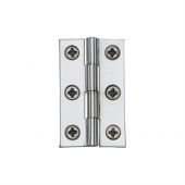 HG99-110-PC Heritage Brass Cabinet Hinge Brass 1 &half;" Polished Chrome Finish