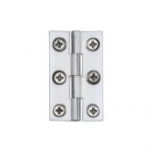 HG99-110-SC Heritage Brass Cabinet Hinge Brass 1 &half;" Satin Chrome Finish