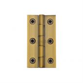 HG99-120-AT Heritage Brass Hinge Brass 2 &half;" x 1 &frac38;" Antique Brass Finish