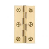 HG99-125-SB Heritage Brass Hinge Brass 3" x 1 &frac58;" Satin Brass Finish