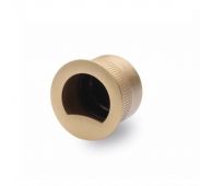 RD373-SB M&period;Marcus Sliding Door Finger Pull Satin Brass