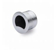 RD373-SC M&period;Marcus Sliding Door Finger Pull Satin Chrome