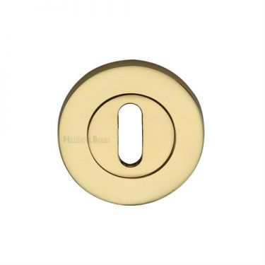 Click Here To Enlarge This Photo Of RS2000-PB Heritage Brass Key Escutcheon Polished Brass Finish
