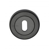 SC-0191-BLK M&period;Marcus Sorrento Keyhole Escutcheon Matt Black Finish