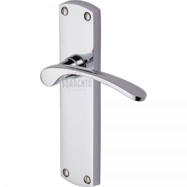 Click Here To Enlarge This Photo Of SC-410-PC M&period;Marcus Sorrento Door Handle Lever Latch Luca Design Polished Chrome Finish