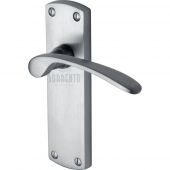 SC-410-SC M&period;Marcus Sorrento Door Handle Lever Latch Luca Design Satin Chrome Finish