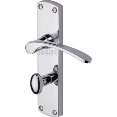 Click Here To Enlarge This Photo Of SC-420-PC M&period;Marcus Sorrento Door Handle For Bathroom Luca Design Polished Chrome Finish
