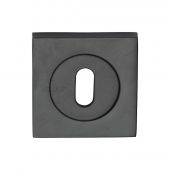 SC-SQ0191-BLK M&period;Marcus Sorrento Keyhole Square Escutcheon Matt Black Finish