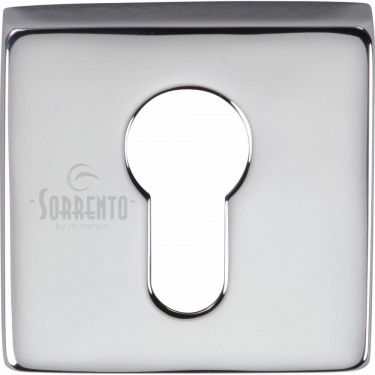 Click Here To Enlarge This Photo Of SC-SQ5004-PC M&period;Marcus Sorrento Concealed Square Euro Escutcheon Polished Chrome Finish