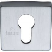 SC-SQ5004-SC M&period;Marcus Sorrento Concealed Square Euro Escutcheon Satin Chrome Finish