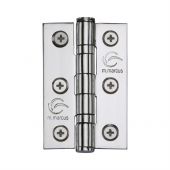 SS-3X2-PS M&period;Marcus Stainless Steel Line Ball Bearing Hinge 3" x 2" x 2mm Polished Finish