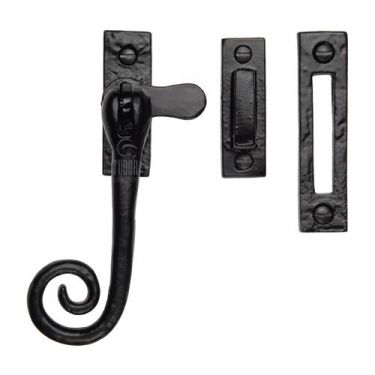 Click Here To Enlarge This Photo Of TC490 MP&sol;HP M&period;Marcus The Tudor Collection Casement Window Fastener Monkey Tail Pattern Black Iron