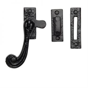 Click Here To Enlarge This Photo Of TC675 MP&sol;HP M&period;Marcus The Tudor Collection Casement Window Fastener Black Iron