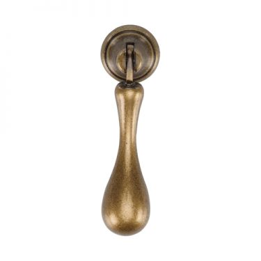 Click Here To Enlarge This Photo Of TK1396-053-DBS M&period;Marcus Classic Drop Pull 53mm Distressed Brass on Zinc Finish