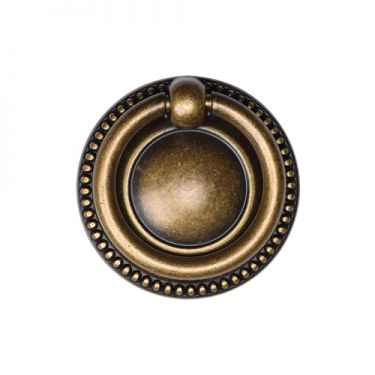 Click Here To Enlarge This Photo Of TK2212-050-DBS M&period;Marcus Classic Ring Pull 50mm Distressed Brass on Zinc Finish