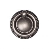 TK2212-050-DPW M&period;Marcus Classic Ring Pull 50mm Distressed Pewter on Zinc Finish
