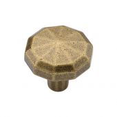 TK4231-032-DBS M&period;Marcus Terre Cabinet Knob 32mm Distressed Brass on Zinc Finish