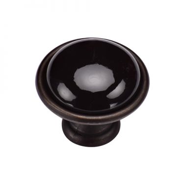 Click Here To Enlarge This Photo Of TK4316-035-LBN M&period;Marcus Dome Cabinet Knob 35mm Matt Bronze on Zinc Finish
