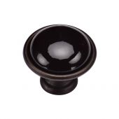 TK4316-035-LBN M&period;Marcus Dome Cabinet Knob 35mm Matt Bronze on Zinc Finish