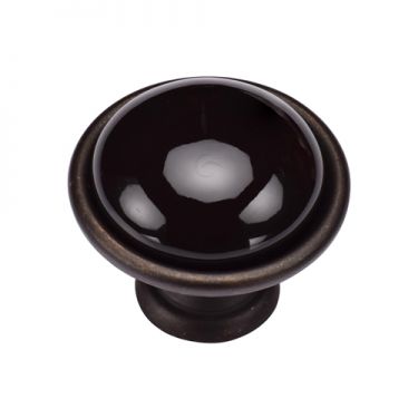 Click Here To Enlarge This Photo Of TK4316-040-LBN M&period;Marcus Dome Cabinet Knob 40mm Matt Bronze on Zinc Finish