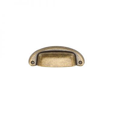 Click Here To Enlarge This Photo Of TK5332-032-DBS M&period;Marcus Classic Cup Pull 32mm Distressed Brass on Zinc Finish