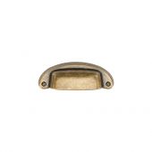 TK5332-032-DBS M&period;Marcus Classic Cup Pull 32mm Distressed Brass on Zinc Finish