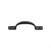 V1090 152-BKMT Heritage Brass Pull Handle Russell Design 152mm  Matt Black Finish