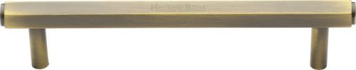 Click Here To Enlarge This Photo Of V4422 160-AT Heritage Brass Cabinet Pull Hexagon Design 160mm ctc Antique Brass Finish