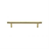 V4446 96-PB Heritage Brass Cabinet Pull Contour Design 96mm ctc Polished Brass Finish
