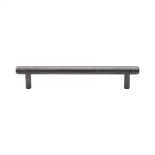 V4458 128-MB Heritage Brass Cabinet Pull Complete Knurl Design 128mm ctc Matt Bronze Finish