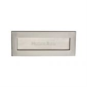 V850 254&period;101-SN Heritage Brass Letterplate 10" x 4" Satin Nickel Finish