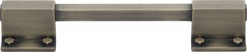 Click Here To Enlarge This Photo Of VF077 128192-DB M&period;Marcus Railway Kitchen Cabinet Pull Handle 128&sol;192mm Distressed Brass Finish