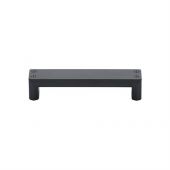 VF087 128-BLK M&period;Marcus Cabin Kitchen Cabinet Pull Handle Black Matt Finish