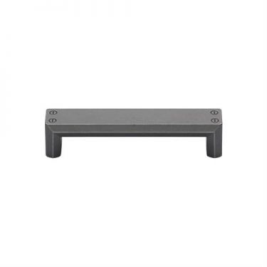 Click Here To Enlarge This Photo Of VF087 128-Oi M&period;Marcus Cabin Kitchen Cabinet Pull Handle 128mm Old Iron Finish