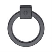 VF163 60-BLK M&period;Marcus Ring Cabinet Pull Black Matt Finish