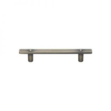 Click Here To Enlarge This Photo Of VF289 96-DB M&period;Marcus Lodge Pull Handle 96mm Distressed Brass Finish