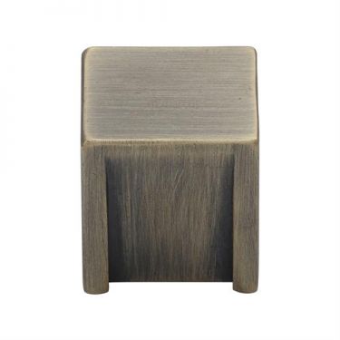 Click Here To Enlarge This Photo Of VF359 22-DB M&period;Marcus Podium Cabinet Knob Distressed Brass Finish