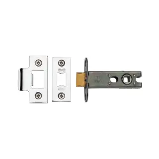 YKAL3N-PC&PN M&period;Marcus York Architectural Tubular Latch 3" Polished Chrome&sol;Nickel Finish