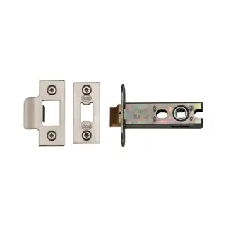YKAL3N-SN&SC M&period;Marcus York Architectural Tubular Latch 3" Satin Chrome&sol;Nickel Finish
