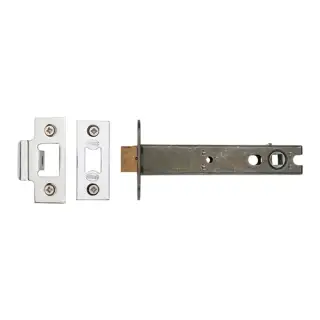 YKAL5N-PC&PN M&period;Marcus York Architectural Tubular Latch 5" Polished Chrome&sol;Nickel Finish