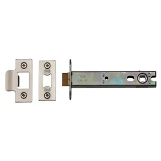 YKAL5N-SN&SC M&period;Marcus York Architectural Tubular Latch 5" Satin Chrome&sol;Nickel Finish
