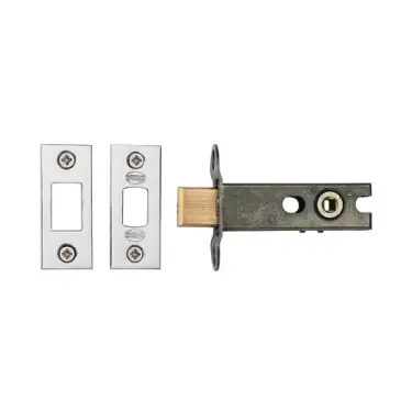 Click Here To Enlarge This Photo Of YKBDB3N-PC&PN M&period;Marcus York Architectural Tubular Bathroom Deadbolt 3" Polished Chrome&sol;Nickel Finish