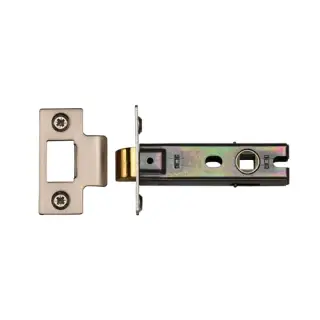 YKTL3N-SN&SC M&period;Marcus York Tubular Latch 3" Satin Chrome&sol;Nickel Finish