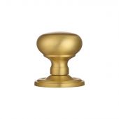 M35CSB - Carlisle Brass Manital Victorian Mushroom Mortice Knob Set &lpar;Concealed Fix&rpar; Satin Brass