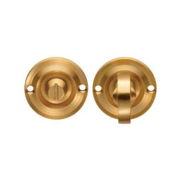 Click Here To Enlarge This Photo Of DK13SB - Carlisle Brass Delamain Small Turn & Release &lpar;Face Fix&rpar; Satin Brass